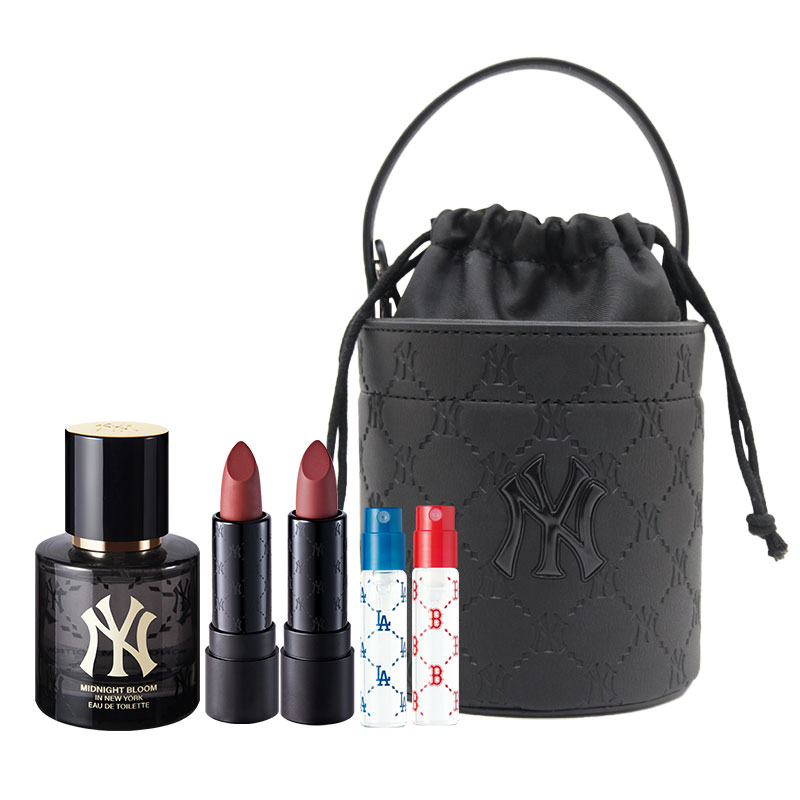 MLB Духи monogram 50 мл/10 мл + модная люксовая сумка-ведро high street black/wild berry духи barbie light — фото 3