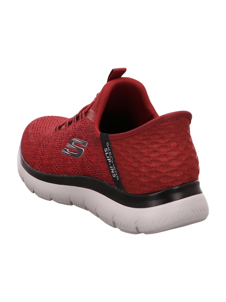 Skechers Спортивные лоферы красного цвета — фото 3