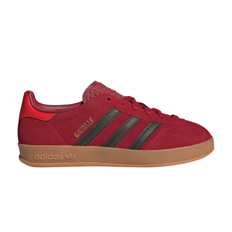 Adidas Gazelle Indoor J 'Team Victory Red Aurora Coffee'