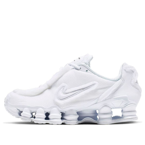 Кроссовки comme des garcons x shox tl Nike, белый