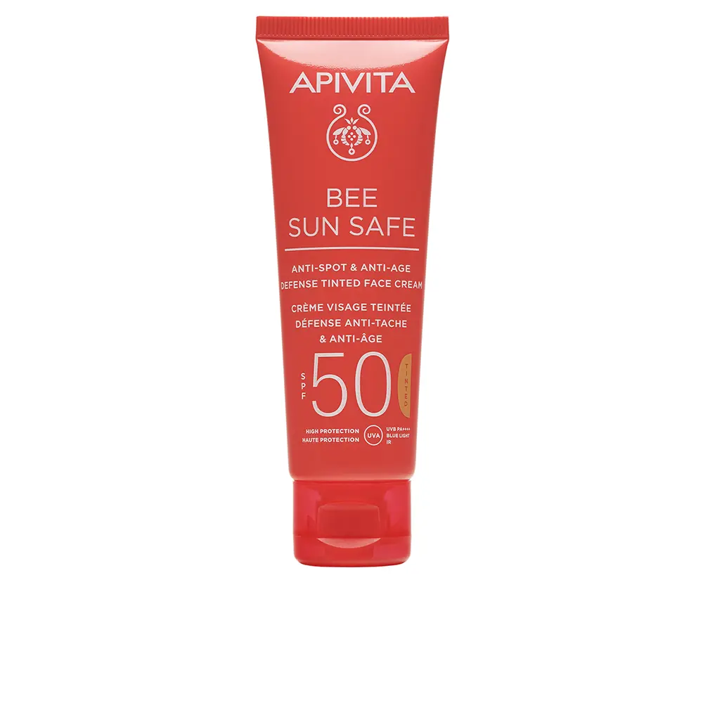 

Солнцезащитный крем Bee Sun Safe Crema Antiedad Y Antimanchas Con Color Spf 50 Apivita, 50 мл