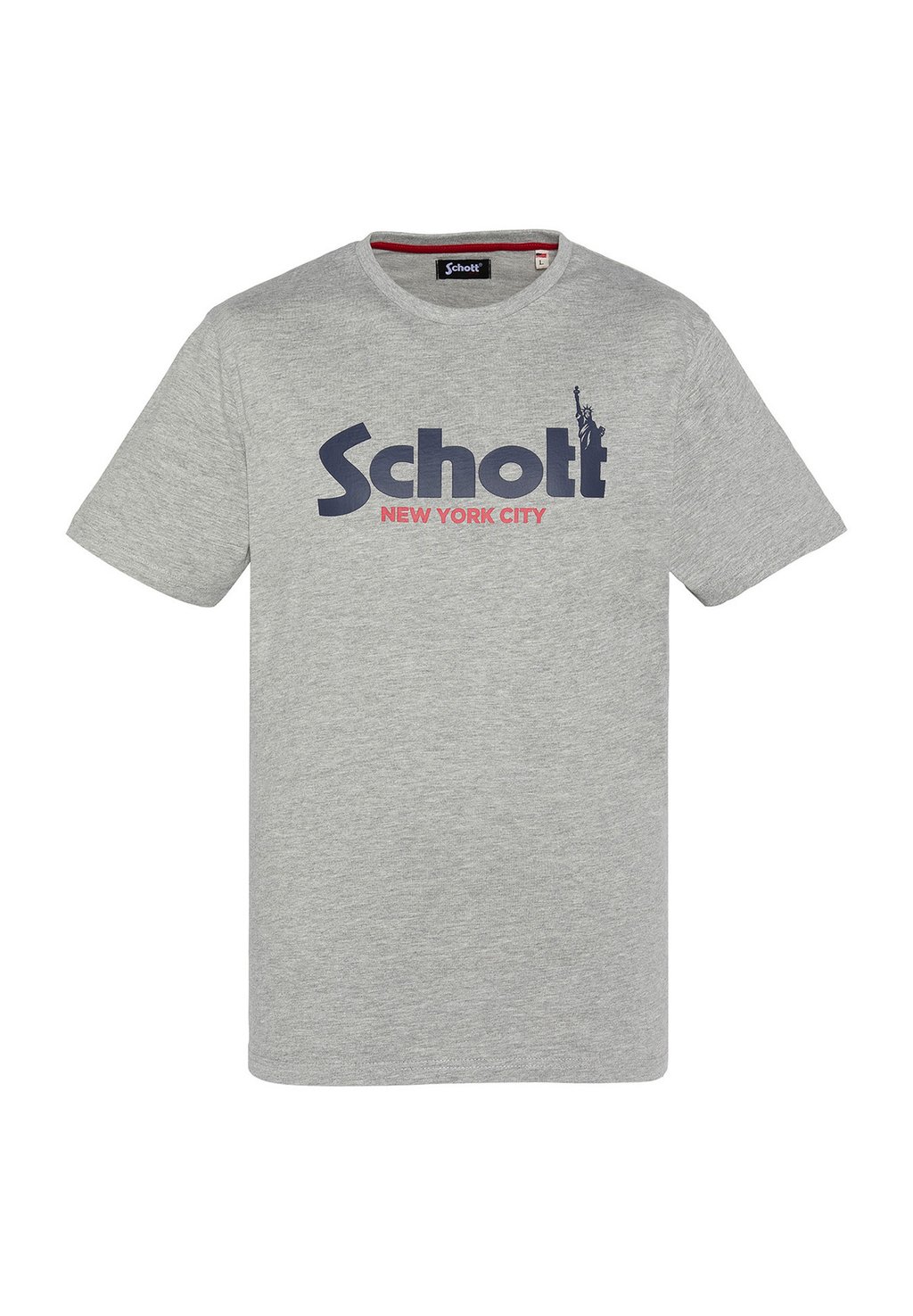 

Футболка с принтом TSTROY Schott, серый