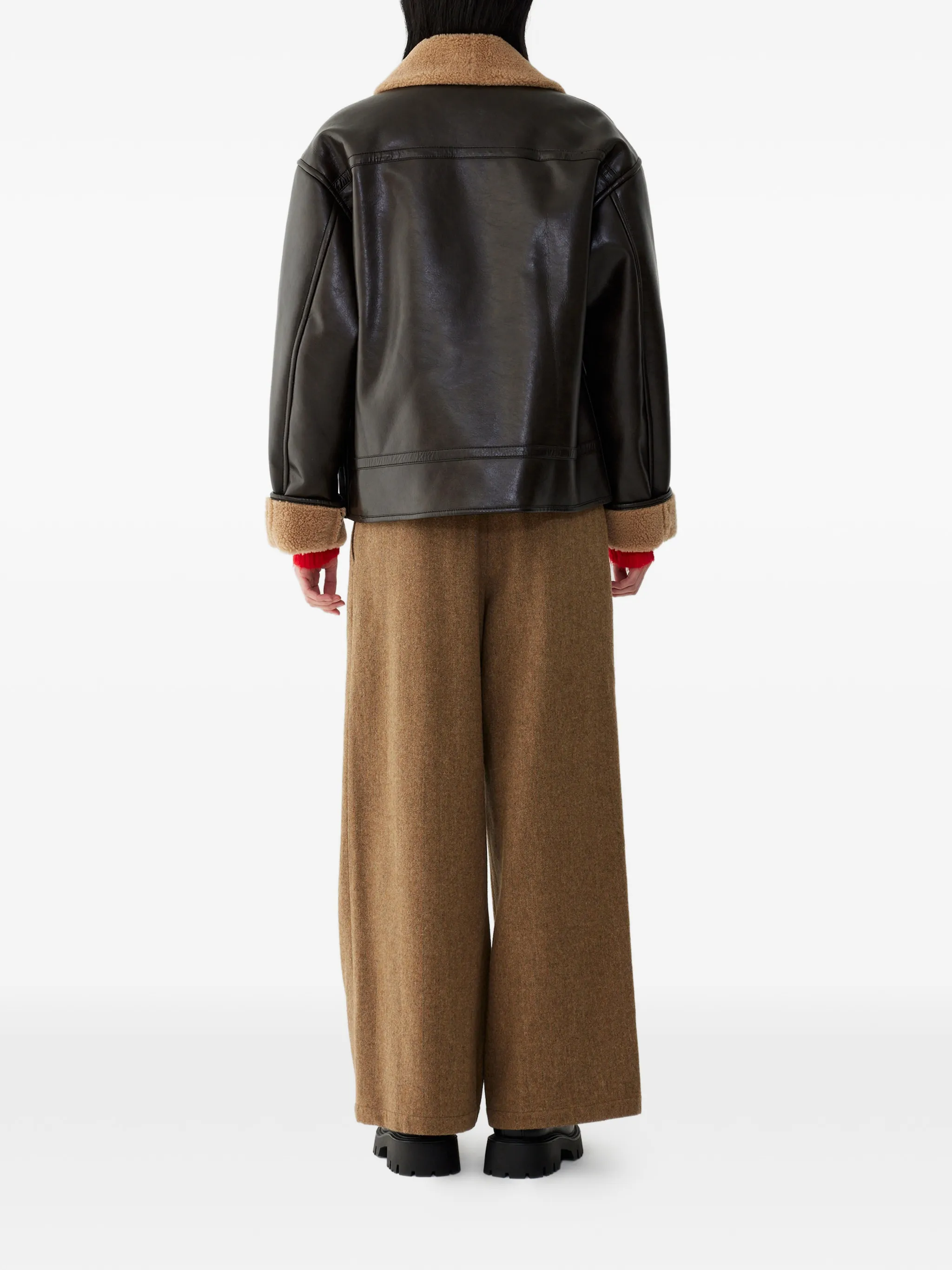 

Куртка с воротником на пуговицах Tomboy, коричневый