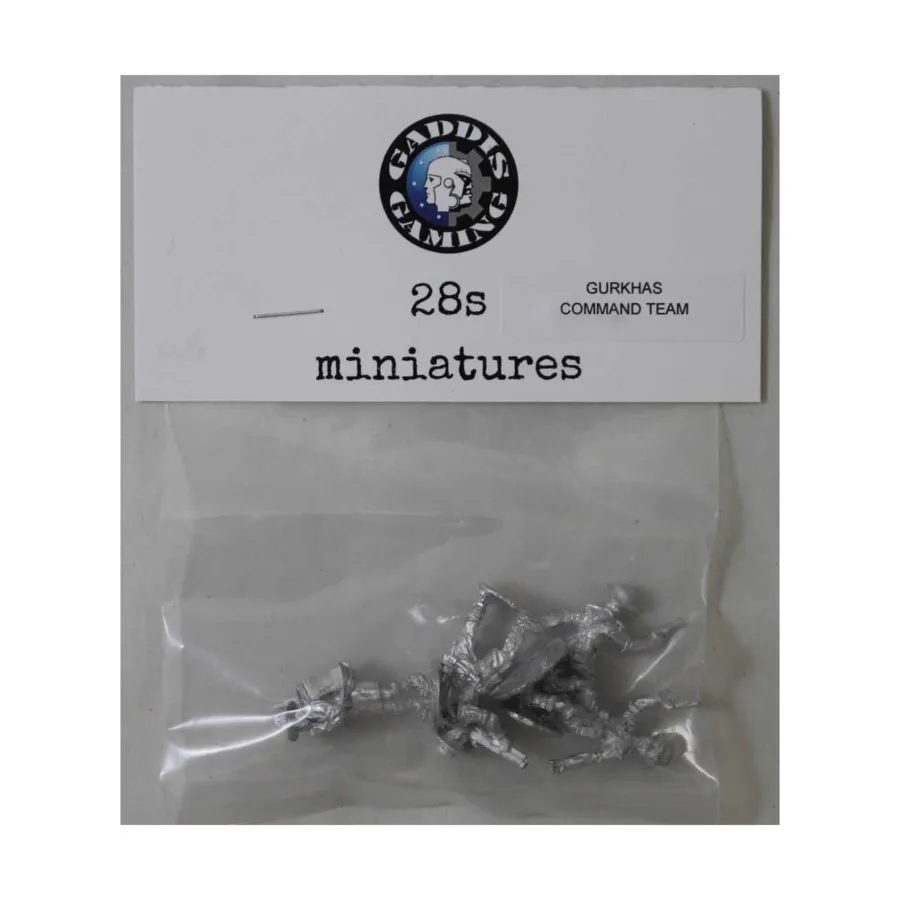 

Командная группа ГРК из 4 человек, WWII Miniatures - British - Gurkhas - Infantry (28mm)
