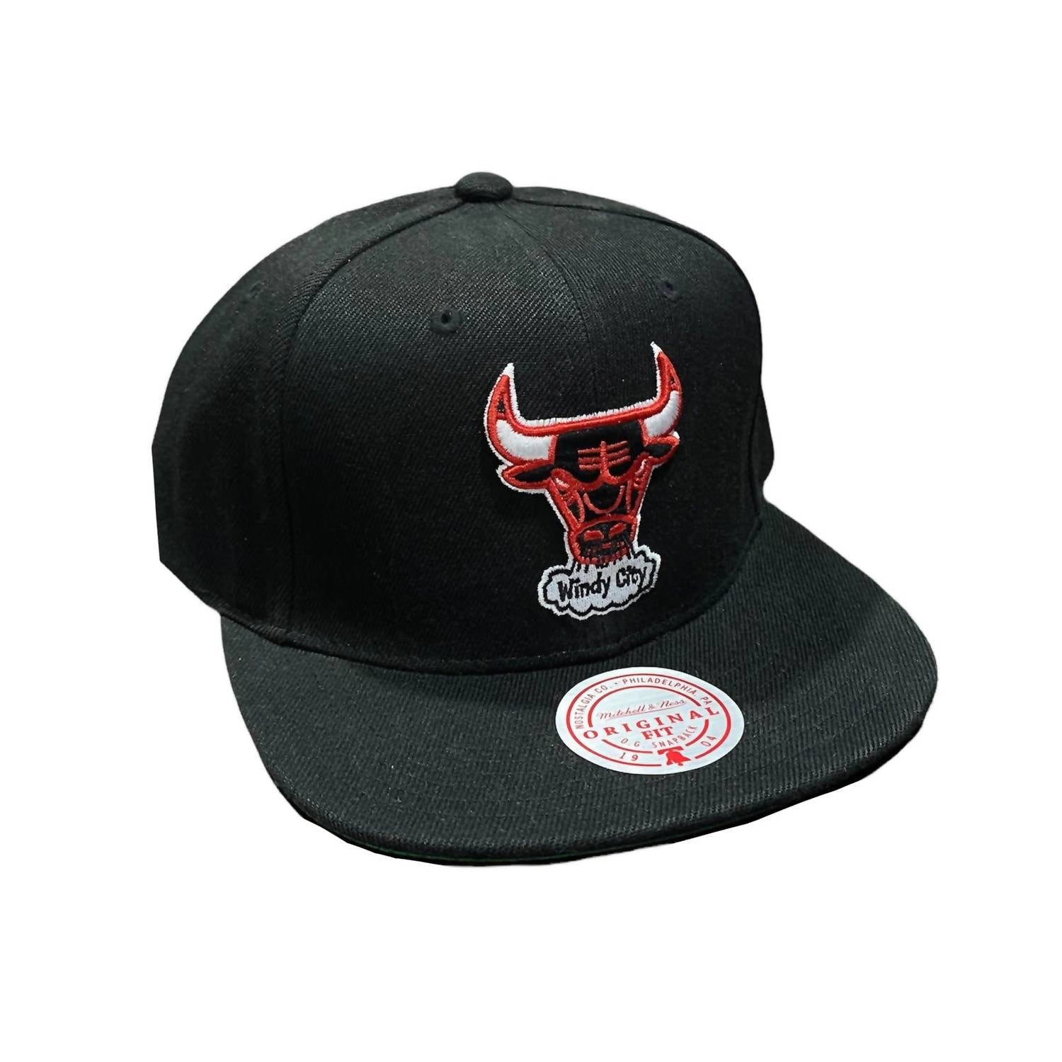 

Мужская бейсболка Nba Chicago Bulls Core Basic Snapback черного цвета Mitchell & Ness