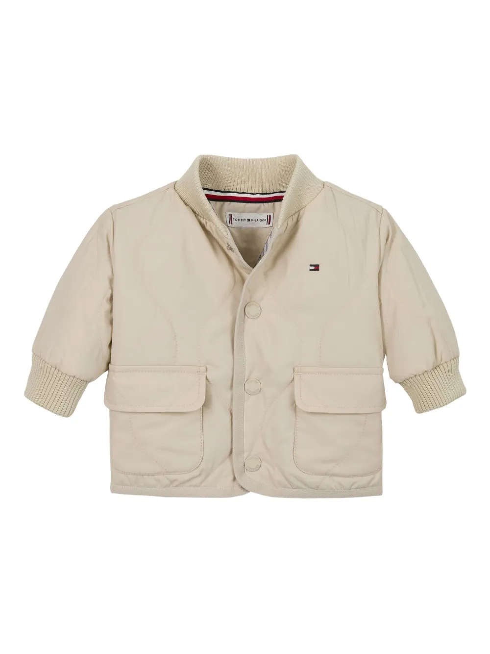 

Куртка с вышитым логотипом Tommy Hilfiger Junior, нейтральный
