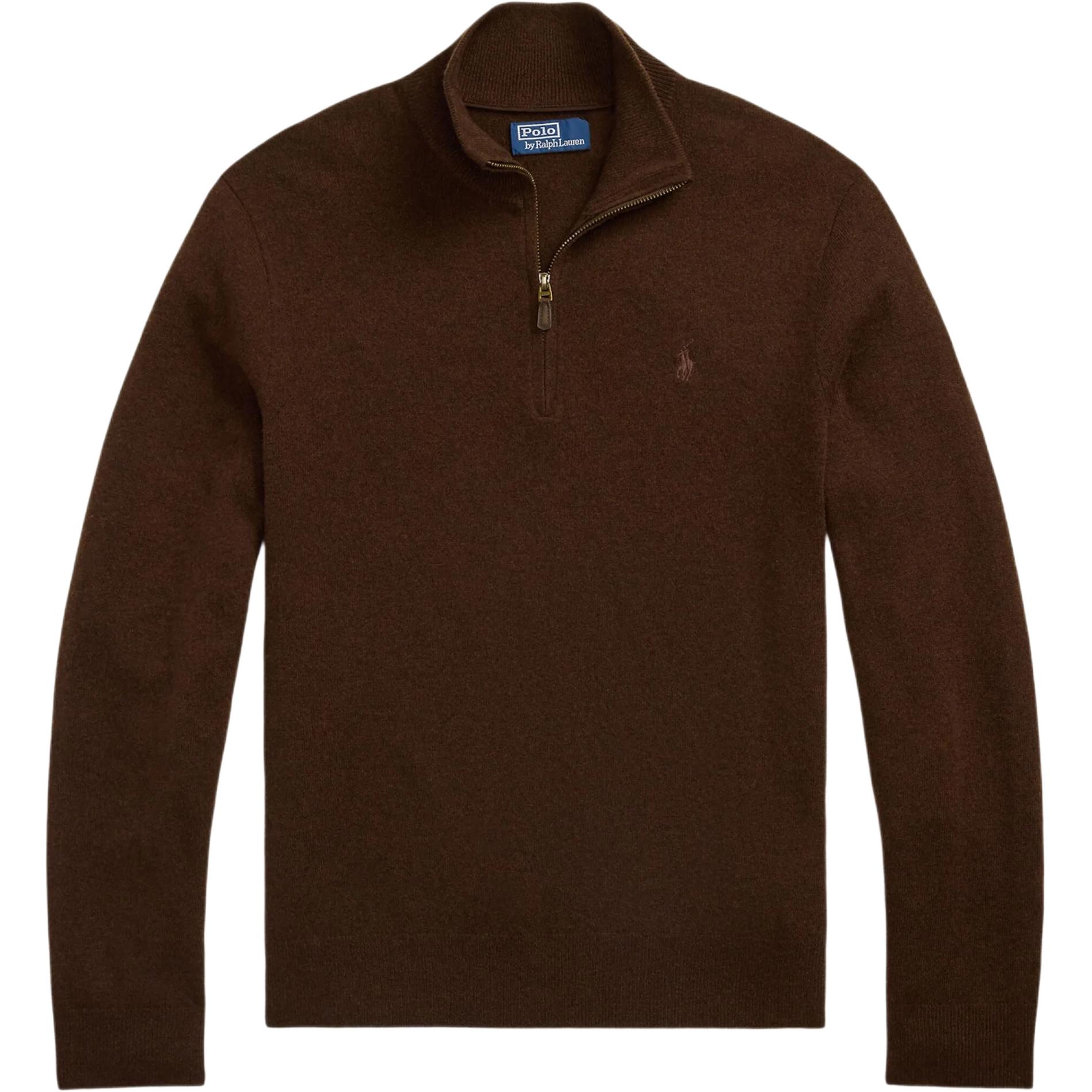 

Polo Ralph Lauren Пуловер из мериносовой шерсти с застежкой-молнией до середины груди