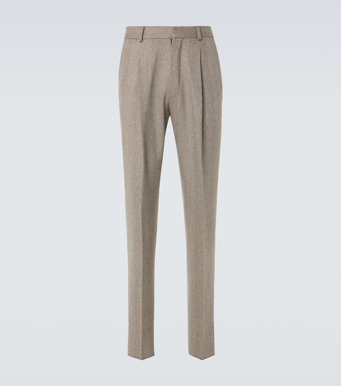 

Анден шерстяные сужающиеся брюки Loro Piana, Natural Brown
