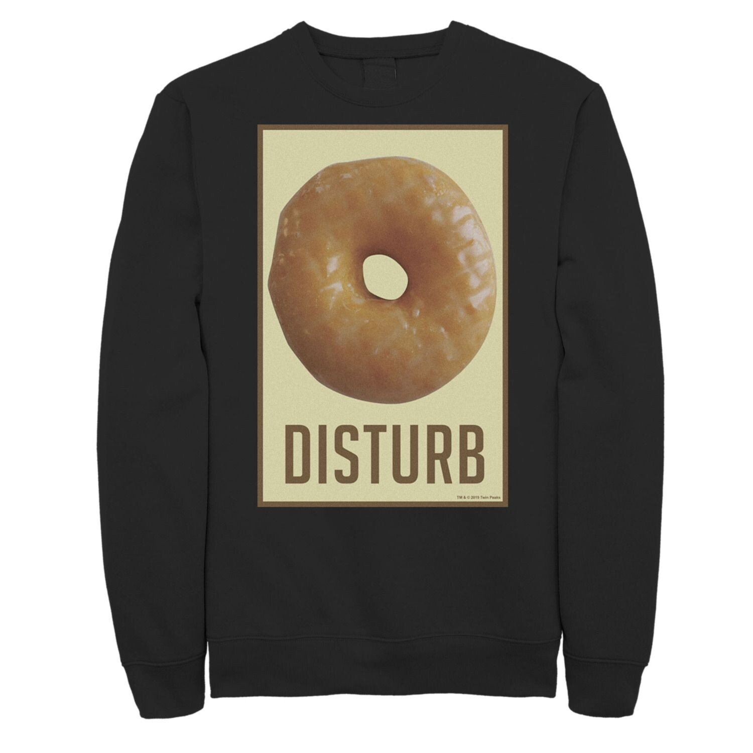 

Мужской свитшот Twin Peaks Donut Disturb Licensed Character