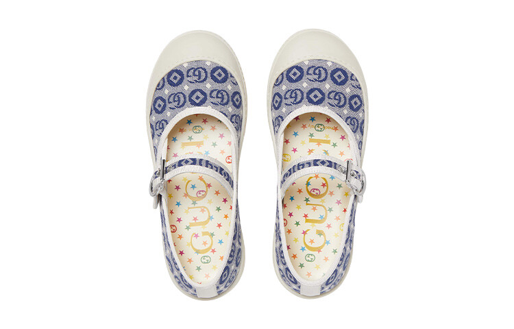 Кроссовки GUCCI Kids GG-canvas Ballerina Shoes — фото 4