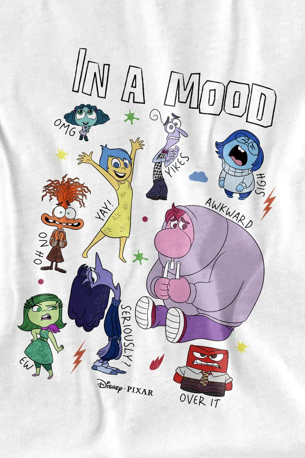 Футболка детская Inside Out Disney, белый — фото 2