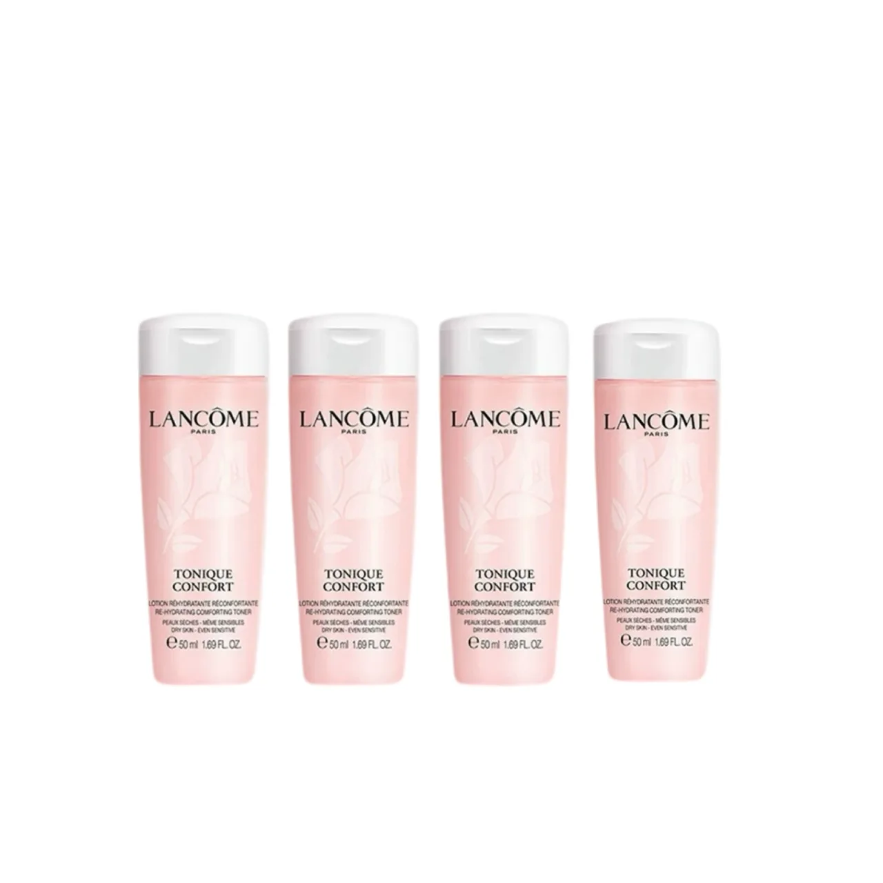LANCOME Набор пробников увлажняющей сыворотки для лица с эффектом разглаживания морщин, 50 мл, 50ml*4