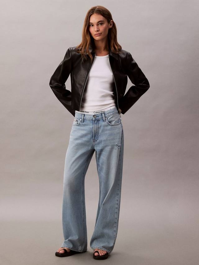 

Низкие мешковатые джинсы Calvin Klein, Light Blue