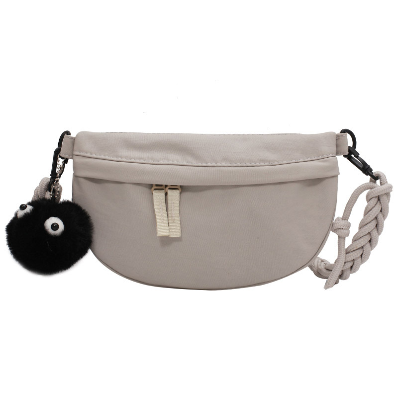 

Duoluplo Doron Paul Нейлоновая слинг-сумка обычная унисекс Red/Black/Gray, Gray with Black Ball Charm