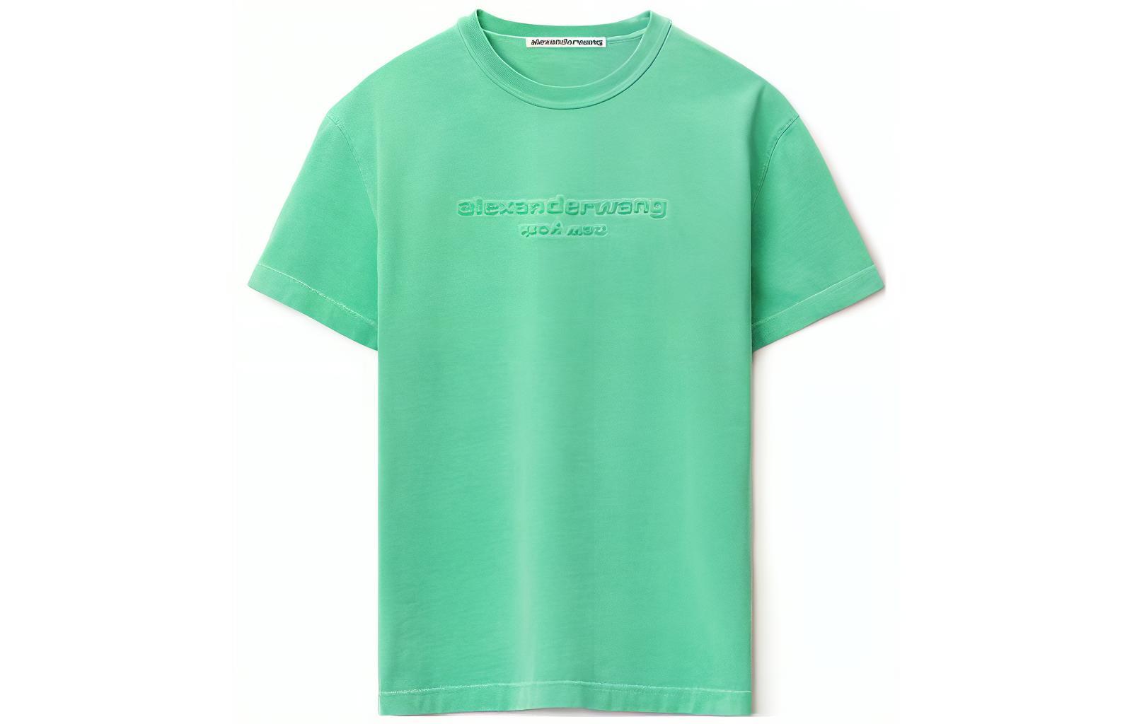 

Футболка унисекс зеленая Alexander Wang