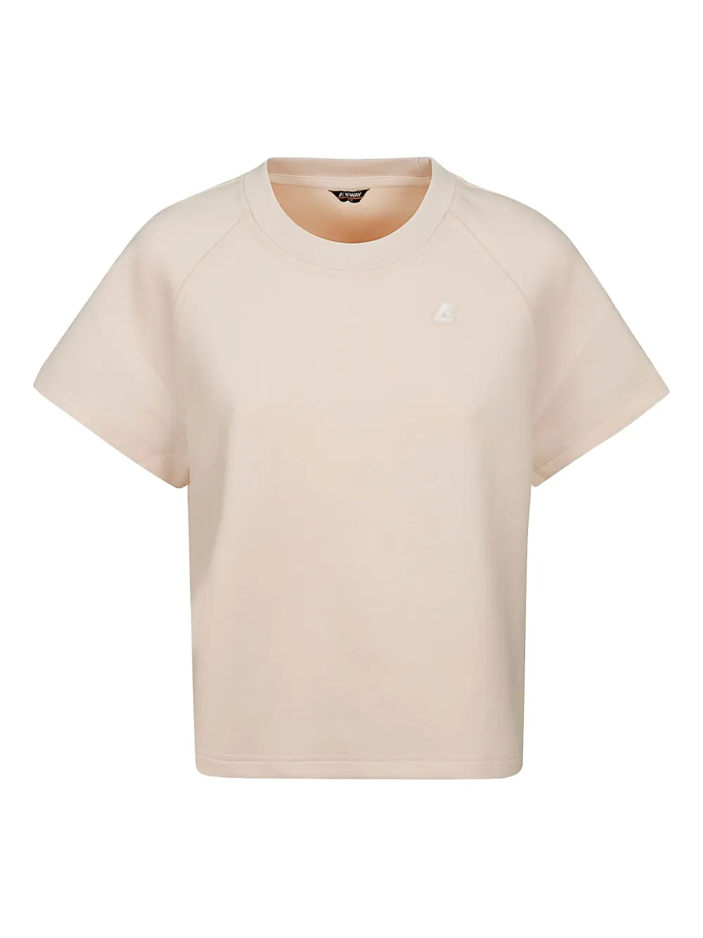 

Футболка с вышитым логотипом K-Way, розовый