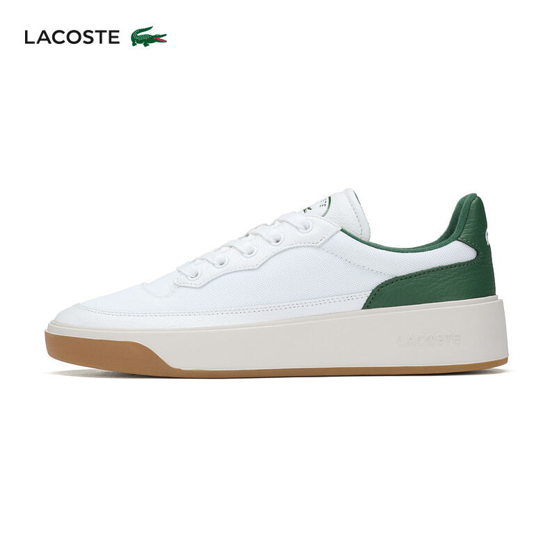 

Кроссовки мужские Lacoste, белый / зеленый