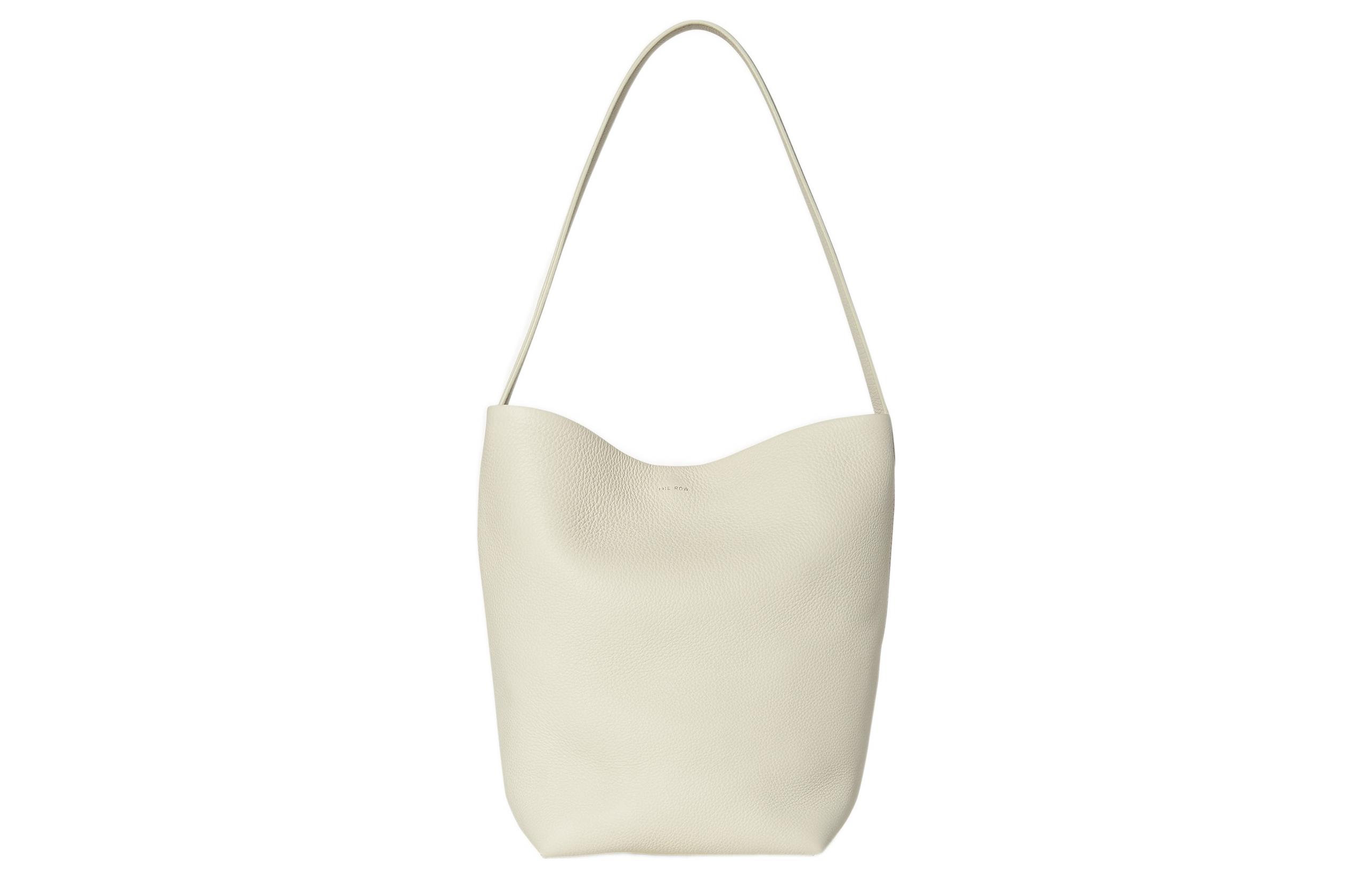 

THE ROW Сумка-ведро через плечо из телячьей кожи с зернением