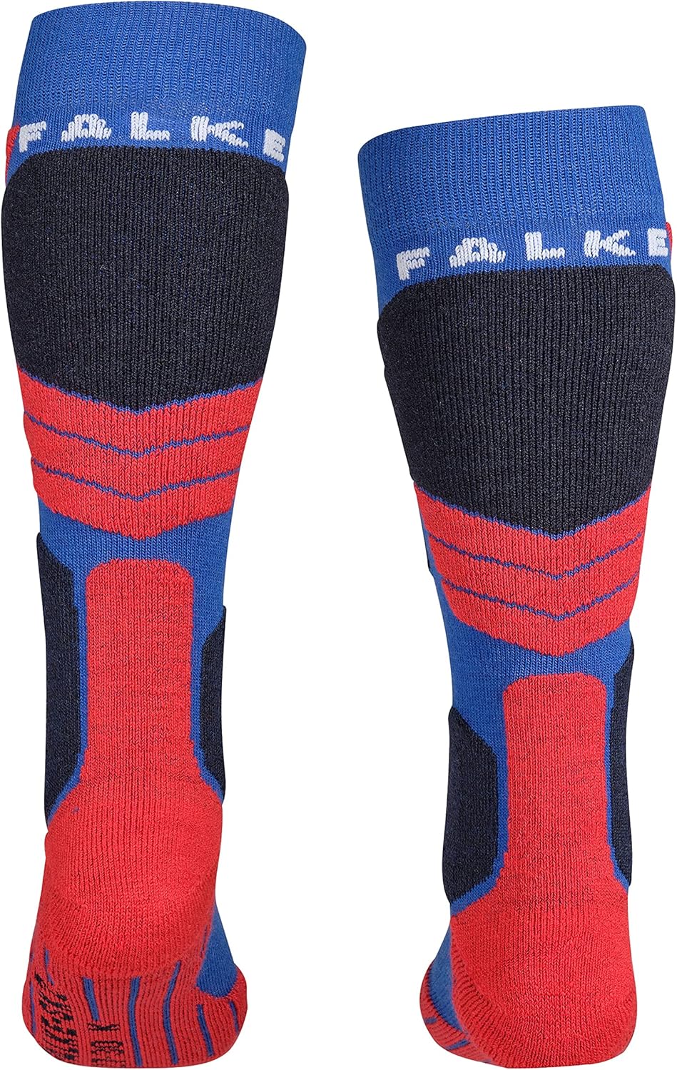Детские лыжные носки FALKE SK2 унисекс для среднего уровня, средняя амортизация, 1 пара, Blue (Cobalt Blue 6941) — фото 2