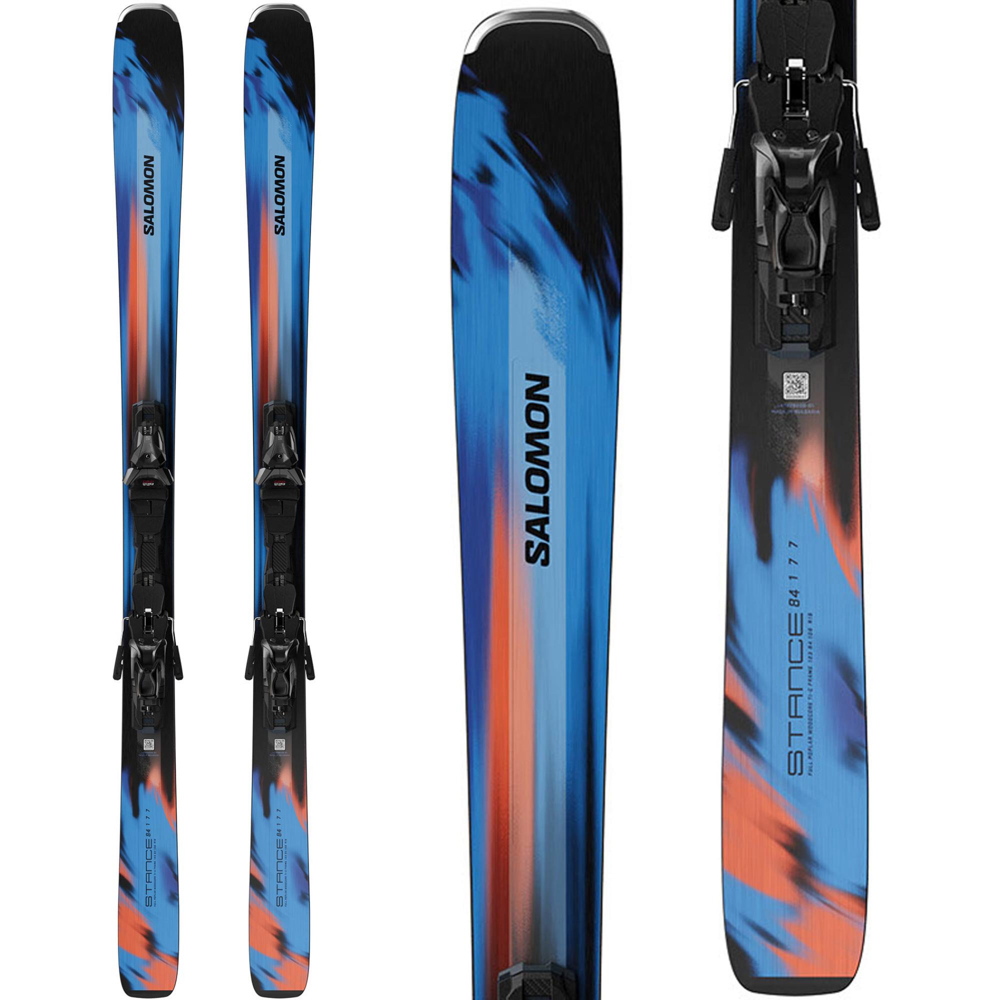 

Мужские лыжи Stance 84 с креплениями M12, модель 2026 года. Salomon, One Color