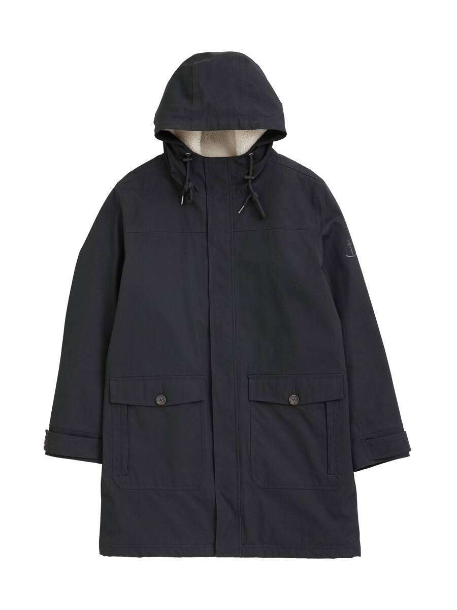 

Пальто межсезонное Seasalt Cornwall Tidesman, черный