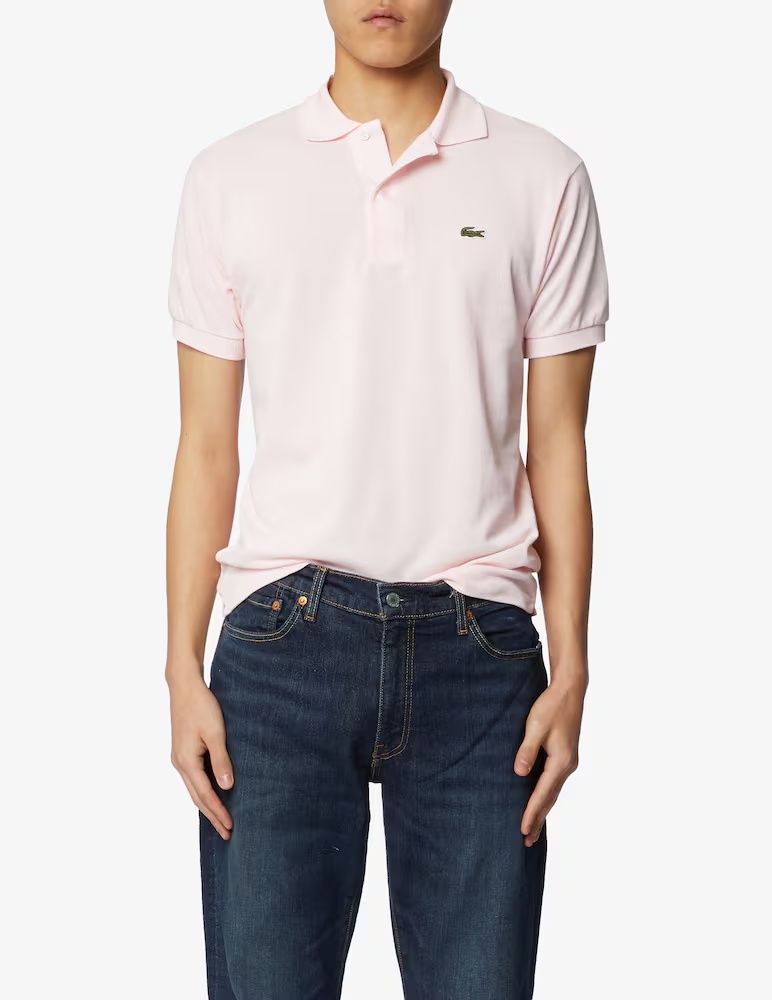 

Рубашка-поло Пике с короткими рукавами Lacoste, розовый