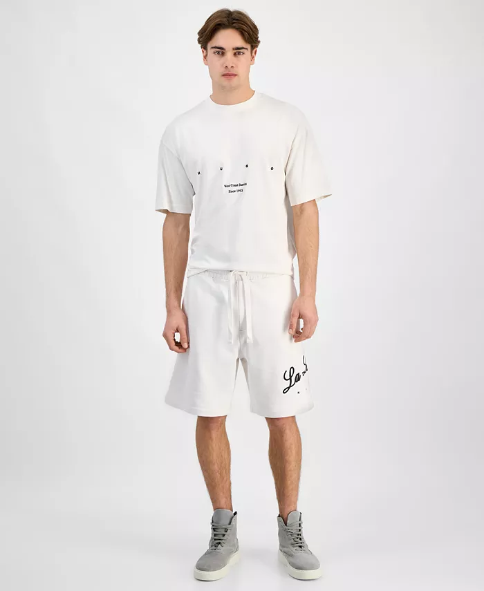 

Мужские шорты Duold Relaxed-Fit с вышивкой и завязками, длина 8-1/2" Hugo Boss, коричневый/бежевый