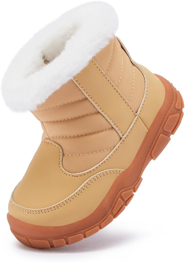 

Детские зимние ботинки BMCiTYBM Baby Snow Boots для малышей, теплые ботинки для детей 6, 9, 12, 18, 24 месяцев, E-Camel