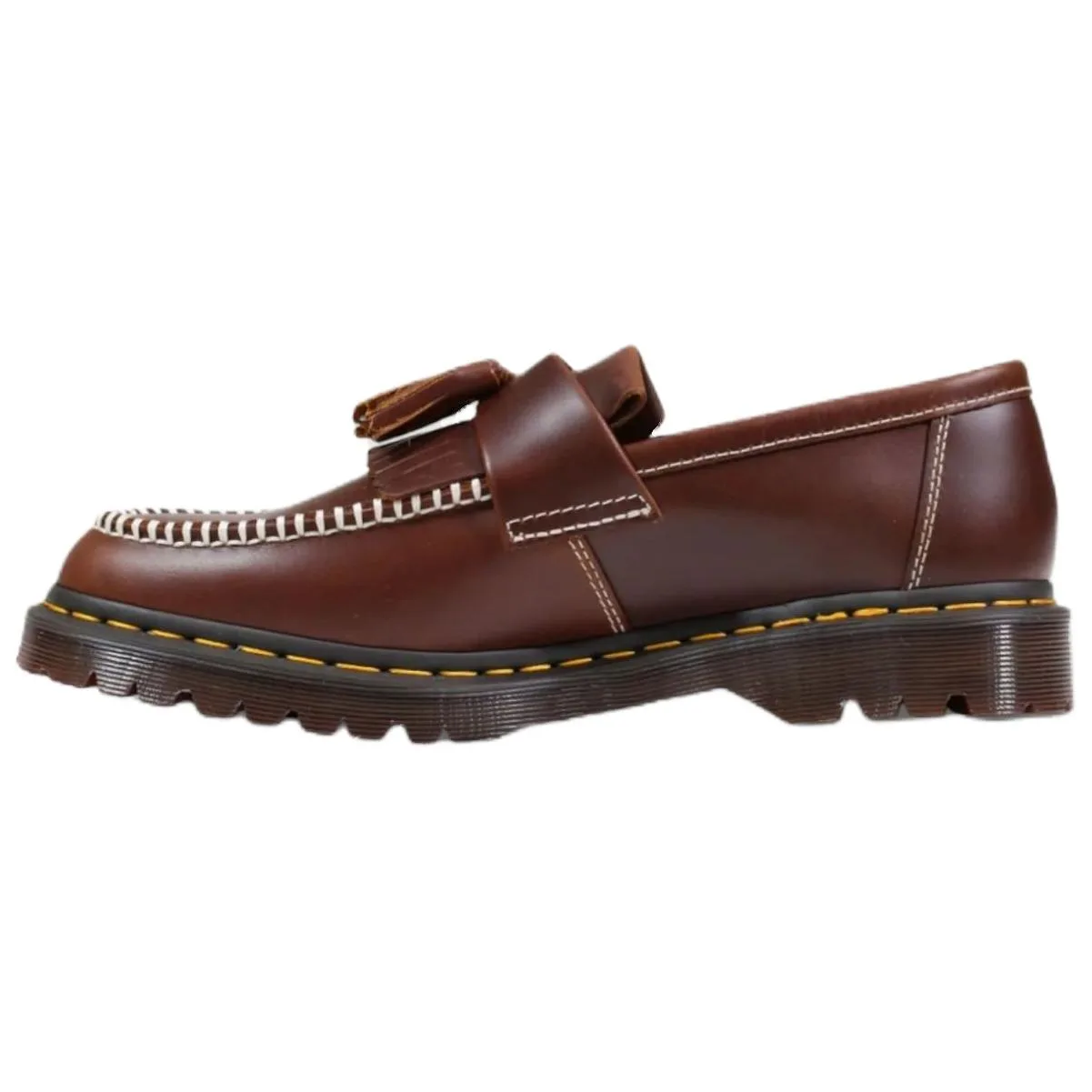 Dr.Martens Кожаные лоферы Adrian Ben Butterscotch Orleans для мужчин, цвет Russet