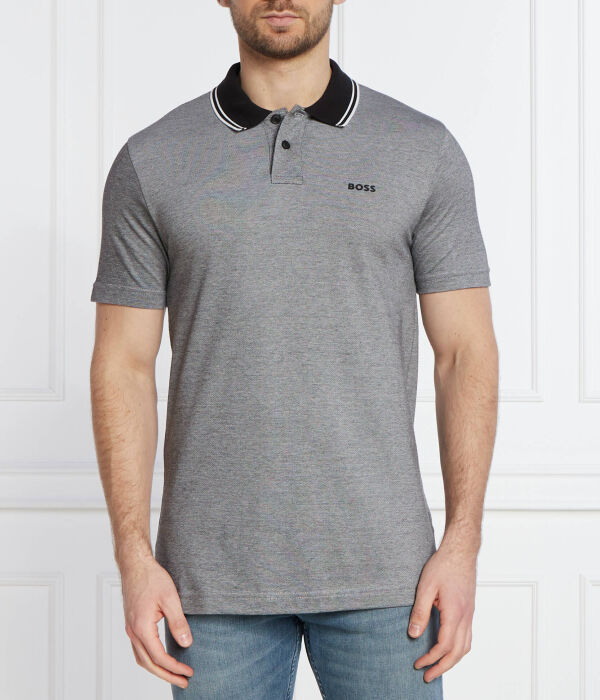 

Рубашка поло peoxfordnew Relaxed fit Boss Orange, черный