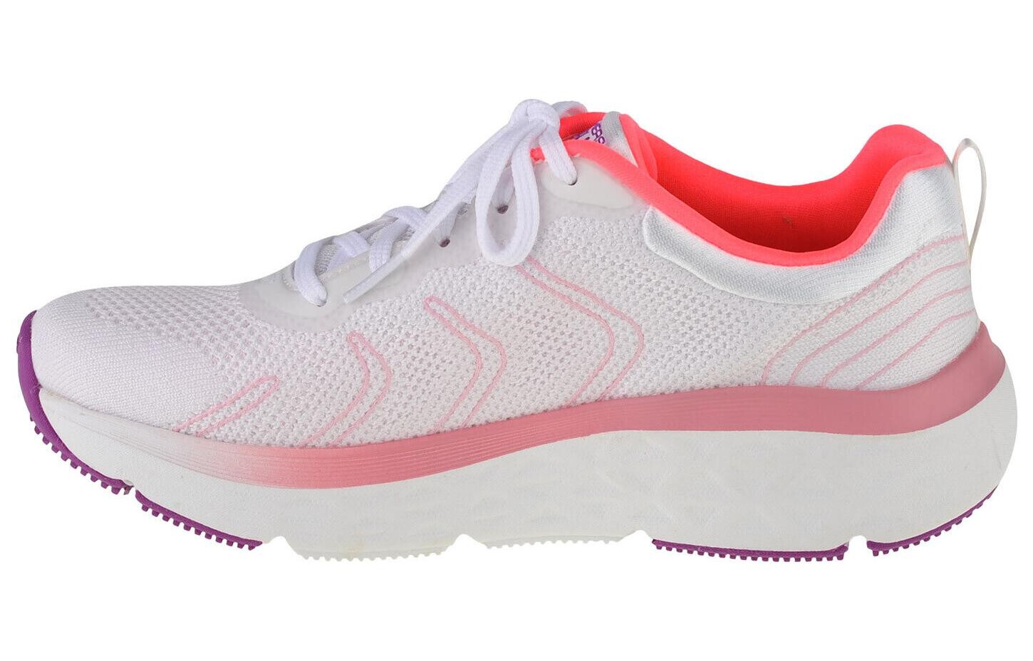 

Кроссовки женские с низким верхом белые/розовые/фиолетовые Skechers