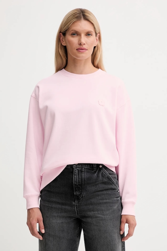

Хлопковая толстовка Kenzo, розовый