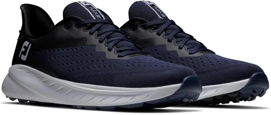Мужские гольф-туфли FootJoy FJ Flex XP предыдущего сезона, темно-синий/белый — фото 3