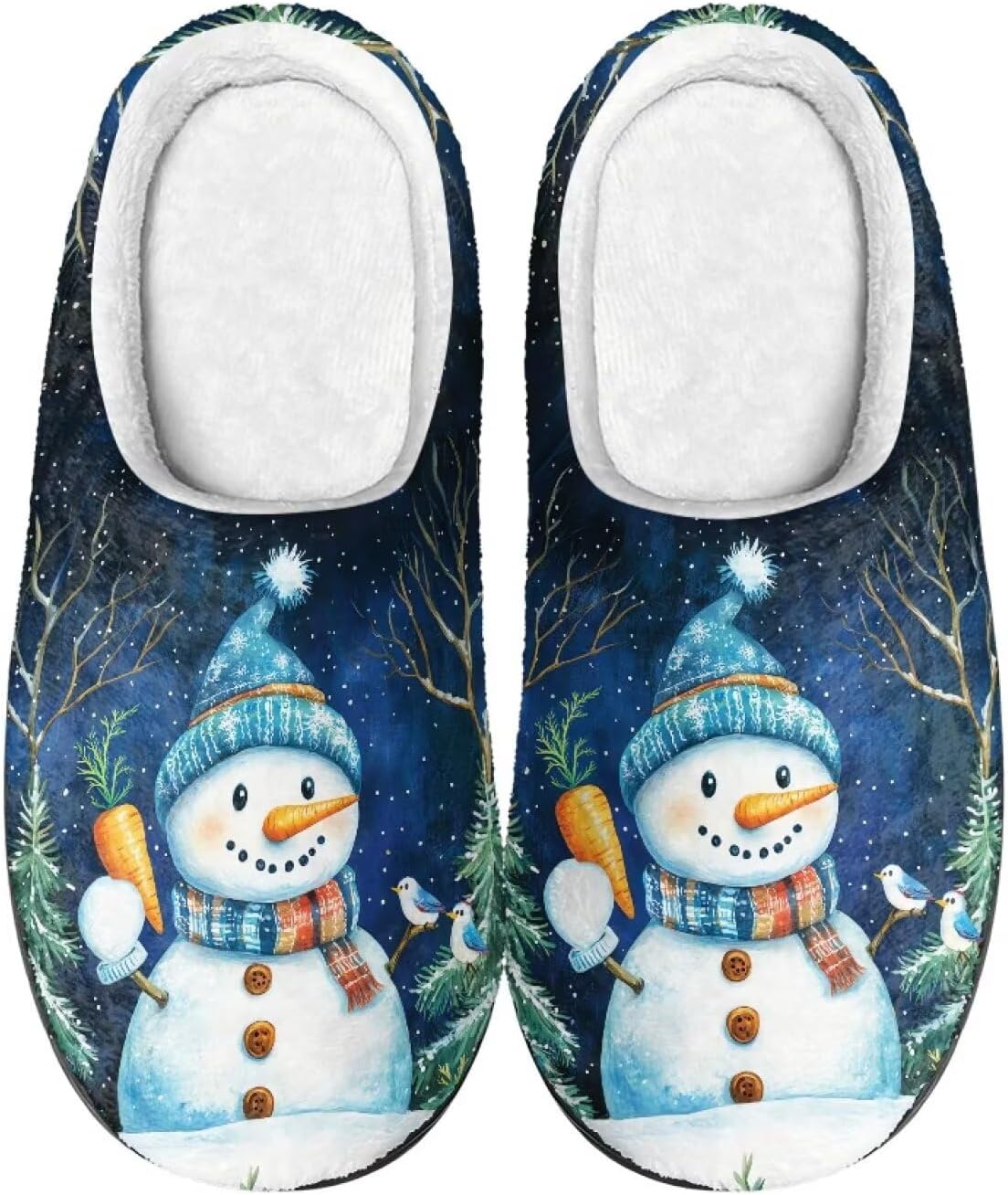 

Тапочки Showudesigns для женщин и мужчин, удобная обувь, теплые, синий