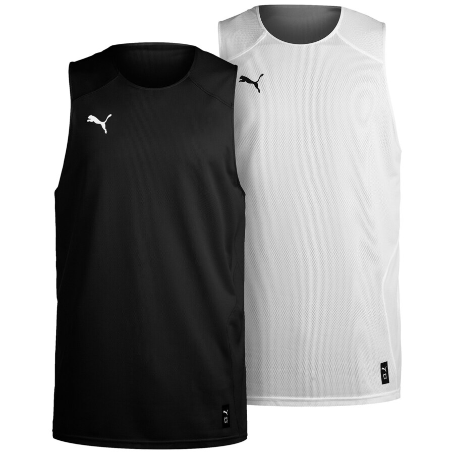 

Футболка Performance PUMA Hoops Team Reverse, черный/белый