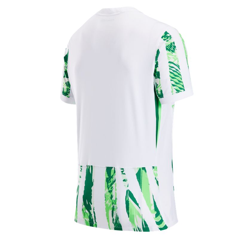 Футболка Nigeria 2025 Stadium Away Women's Team Men's Dri FIT Soccer Replica Jersey Nike, белый/зеленый/черный — фото 3