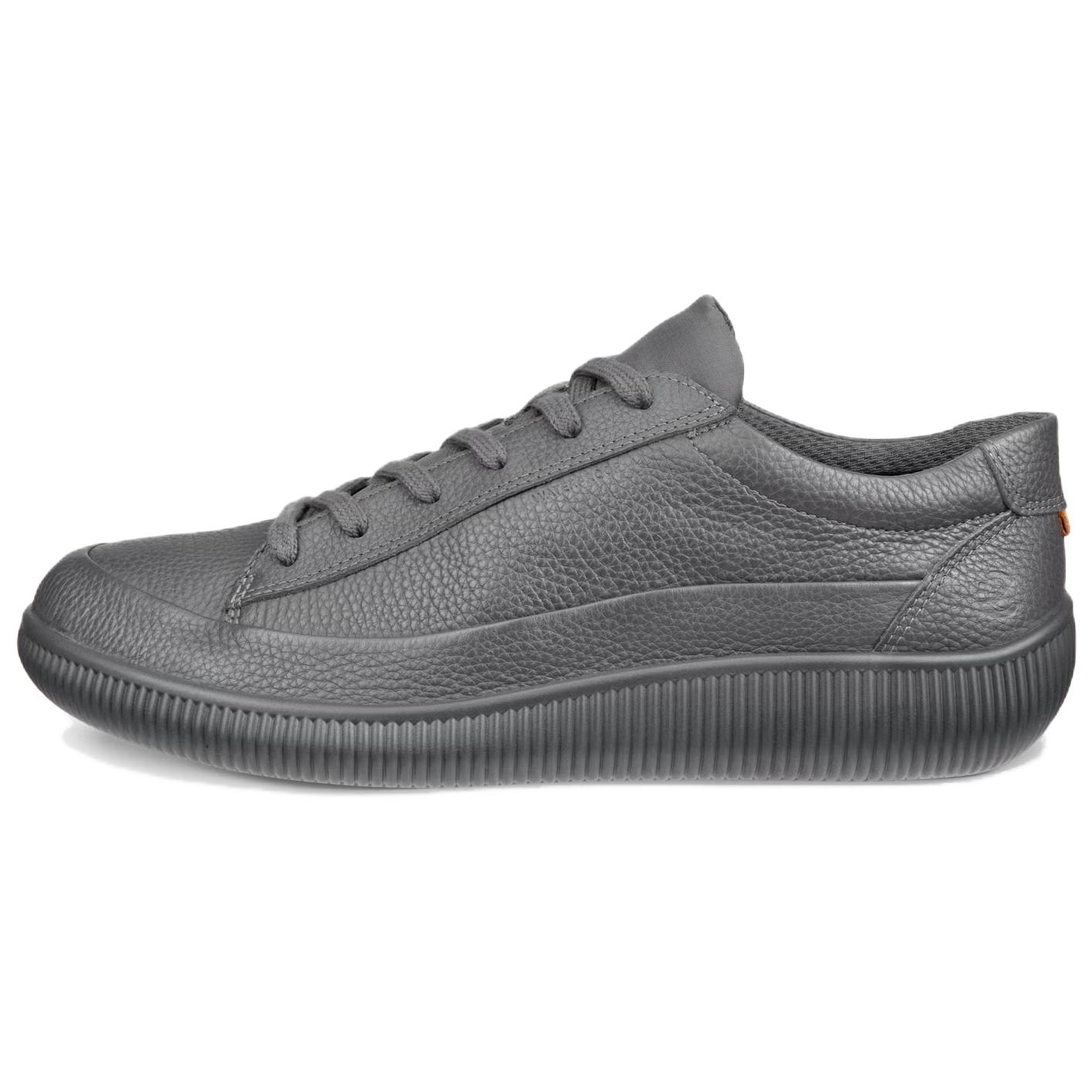 

Ecco Мужские скейтерские кеды SOFT ZERO Low Top серого цвета, цвет Gray