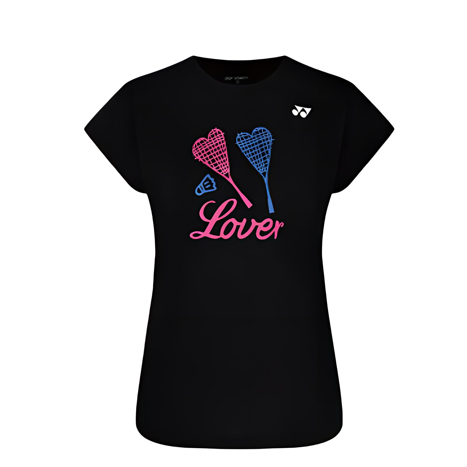 

YONEX Футболка женская черная, Черный, YONEX Футболка женская черная