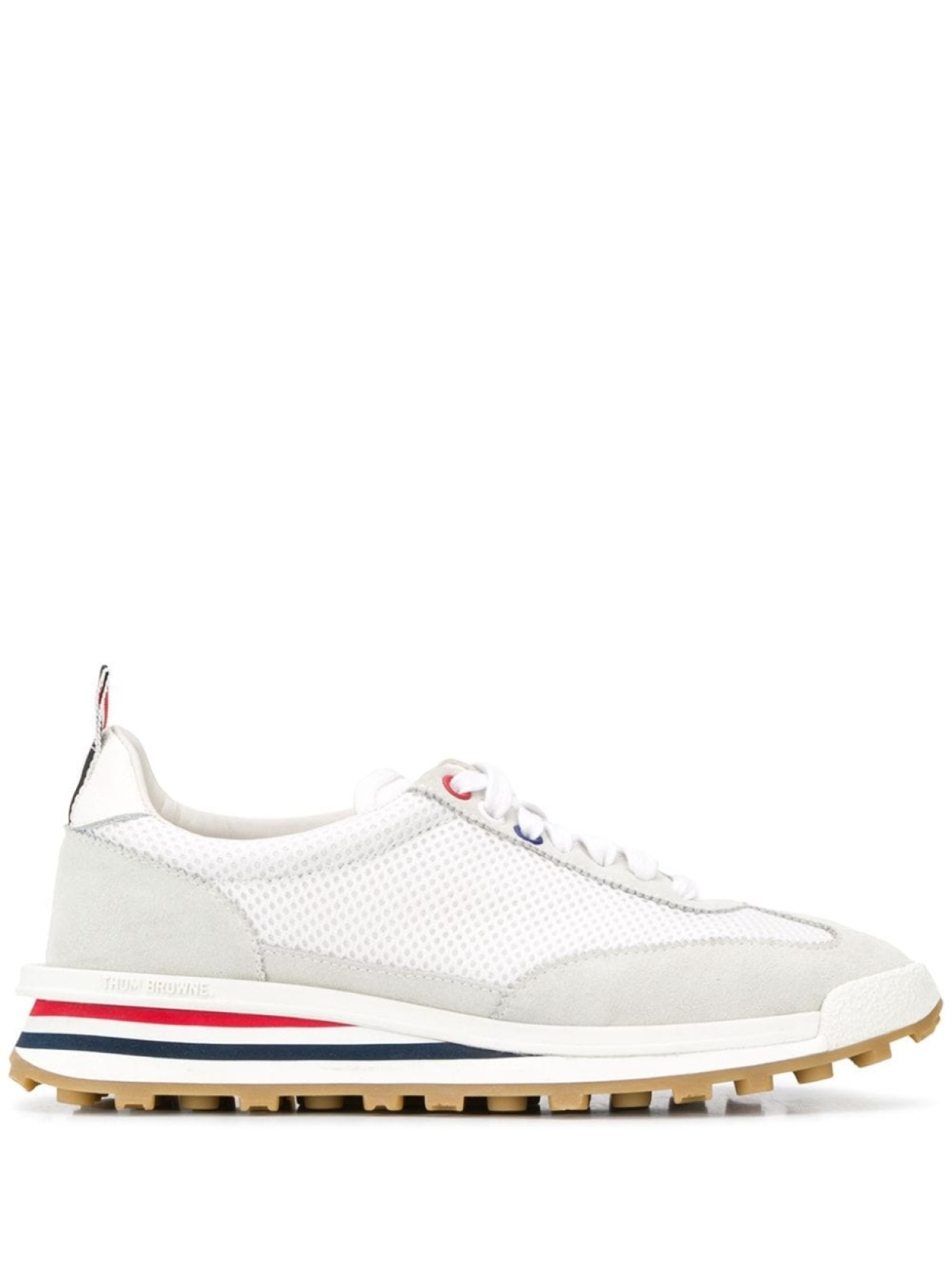 

Кроссовки Thom Browne Tech Runner, белый/светло-серый