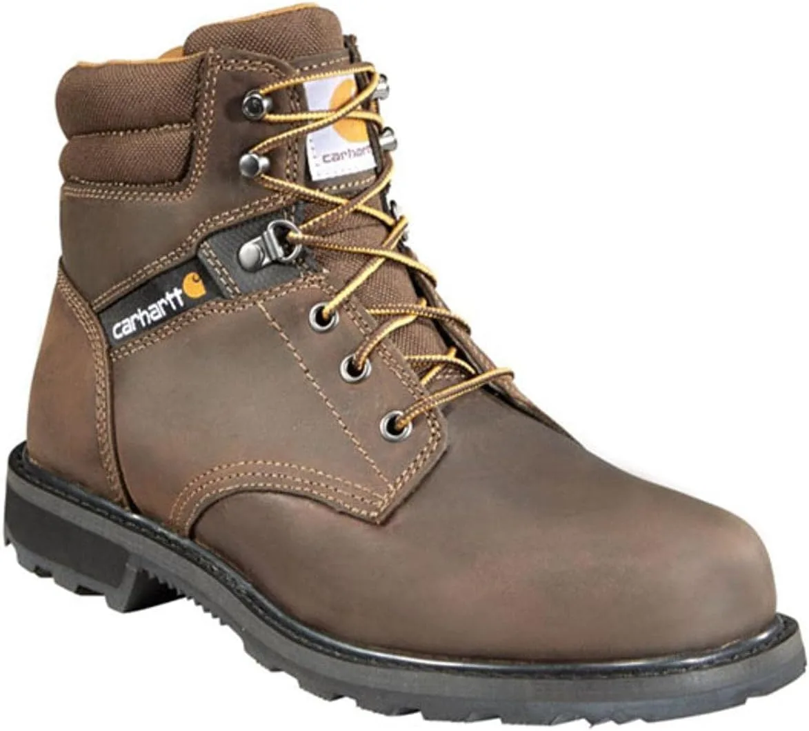 Мужские рабочие ботинки Carhartt Traditional Welt с 6-дюймовым стальным голенищем, а также беговые, структурные ботинки, коричневый