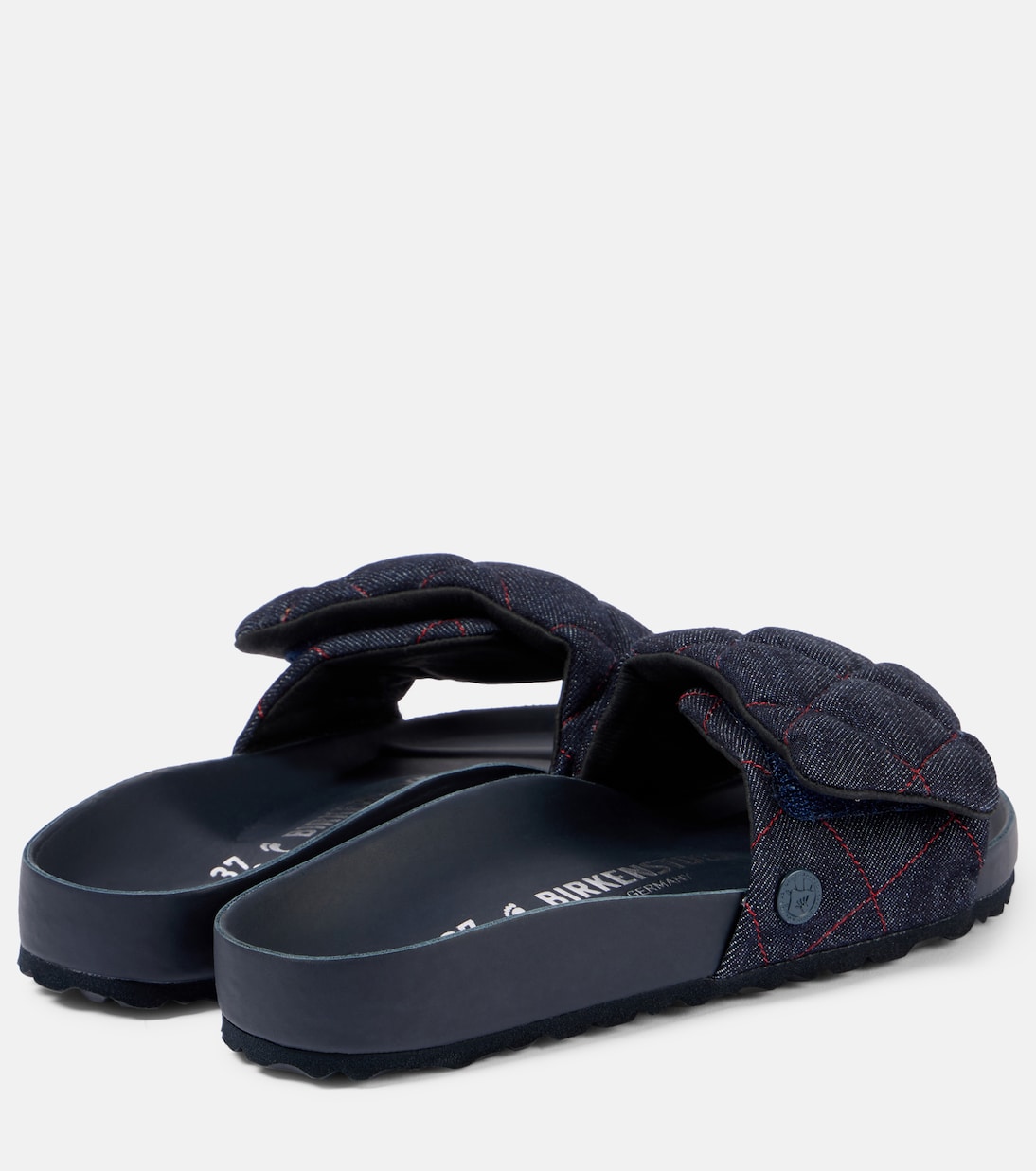 Стеганые джинсовые шлепанцы Sylt Birkenstock 1774, Dark Wash Denim — фото 2