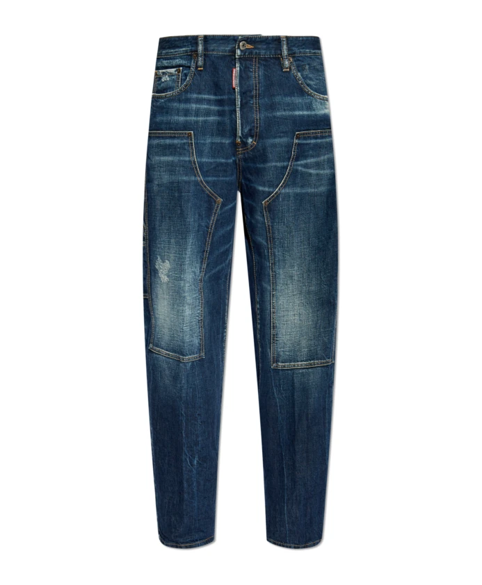 

Джинсы свободные Dsquared2, синий