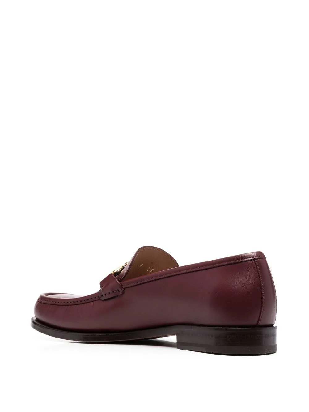 Лоферы с пряжкой Gancini Ferragamo, фиолетовый — фото 3