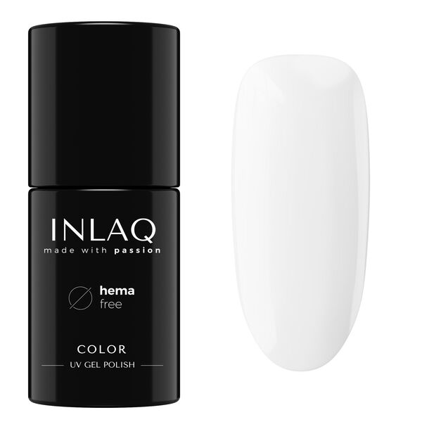 

Гибридный лак для ногтей насыщенный белый, 6 мл Inlaq Pastelove, цвет strong white