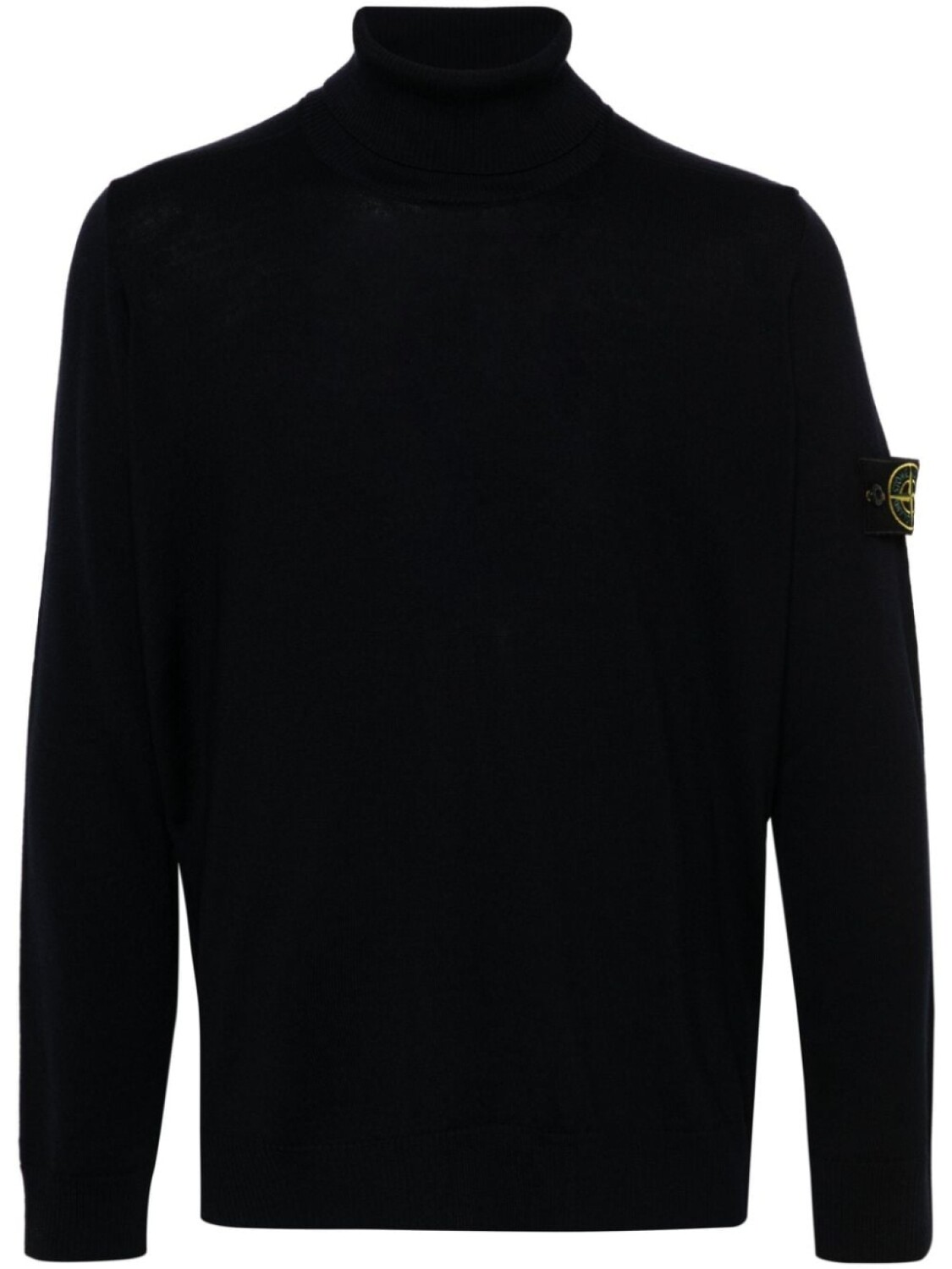 

Stone Island шерстяной джемпер с высоким воротником, синий