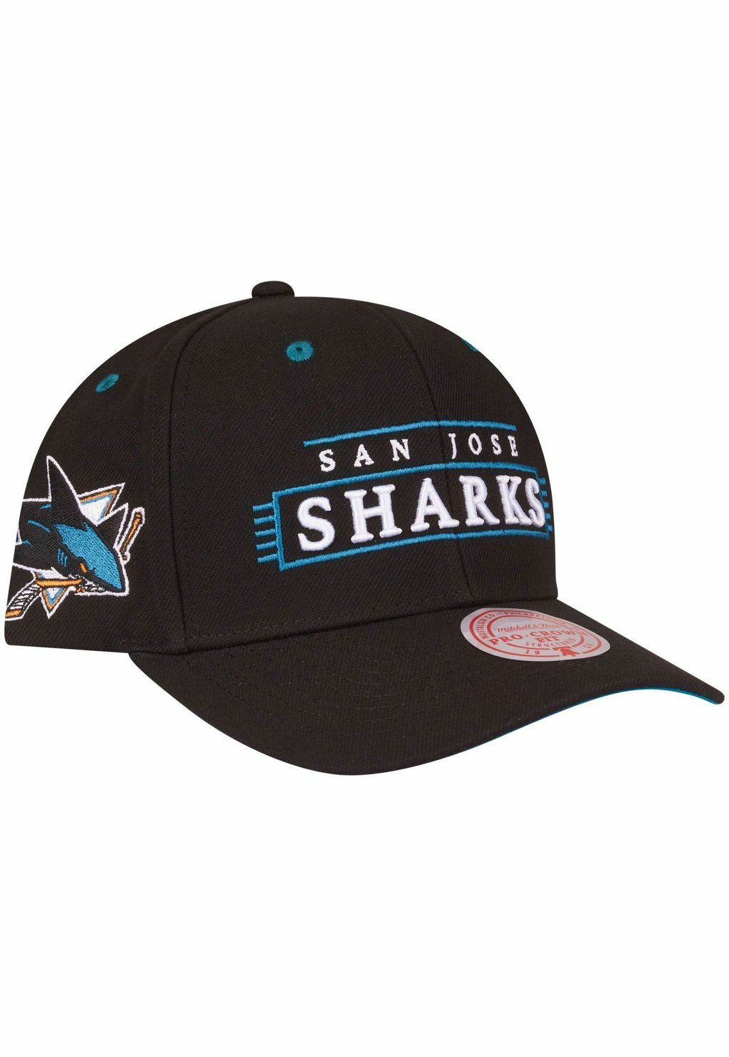 

Бейсболка LOFI PRO SAN JOSE SHARKS Mitchell & Ness, цвет black