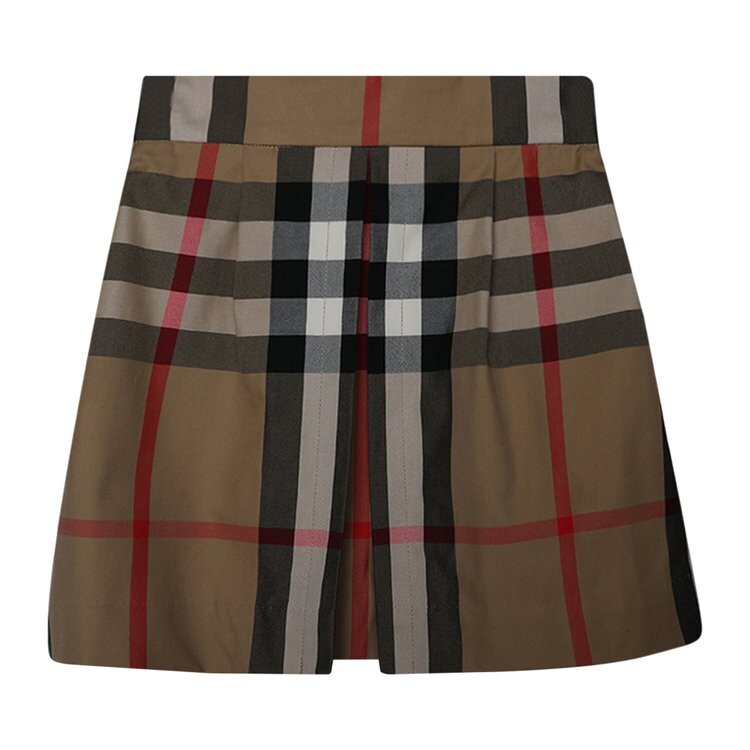 

Юбка Burberry Kids Vintage Check Pleated Skirt, бежевый