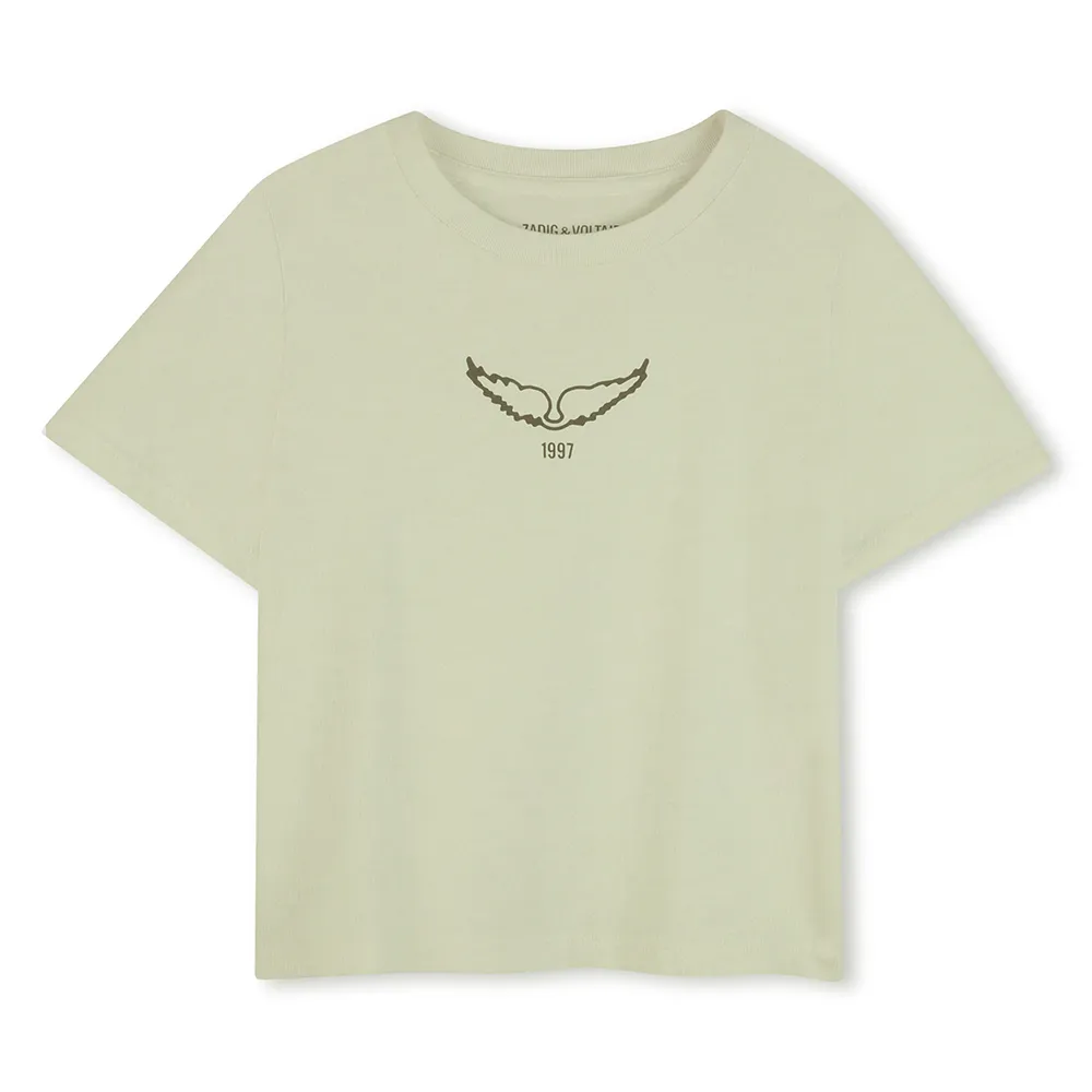 

Футболка с короткими рукавами Zadig & Voltaire X60531, бежевый