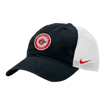 

Бейсболка Nike San Diego State Heritage86 College Trucker Hat, черный