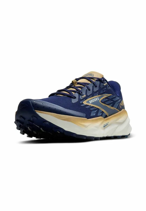 Кроссовки для трейлраннинга cascadia 19 Brooks, Beacon Blue Starfish Coconut — фото 2